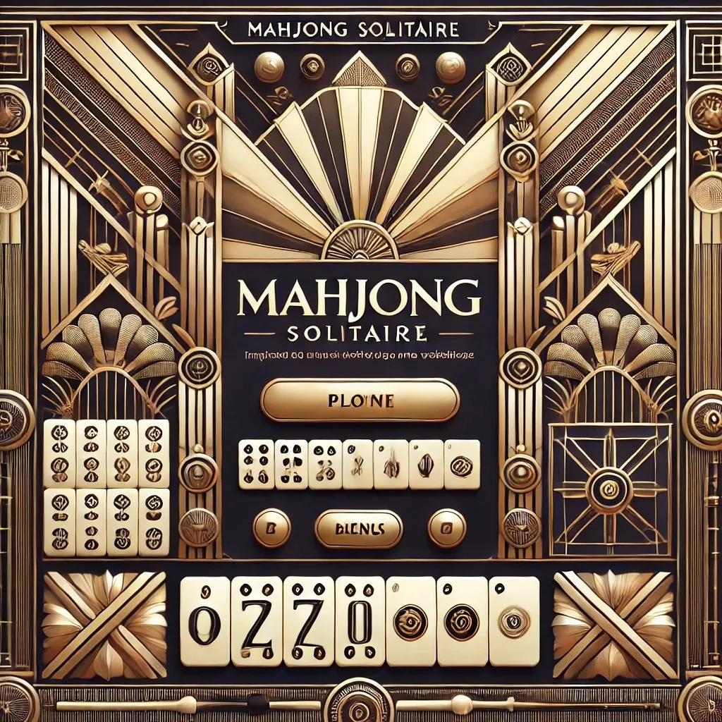 mahjong solitaire artdeco hero